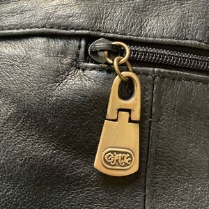 Beautiful Black leather vintage purse